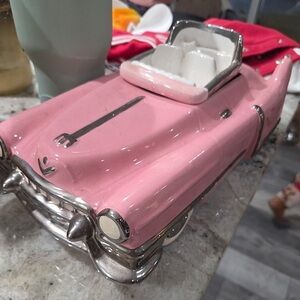 Pink Ceramic Car Decor
